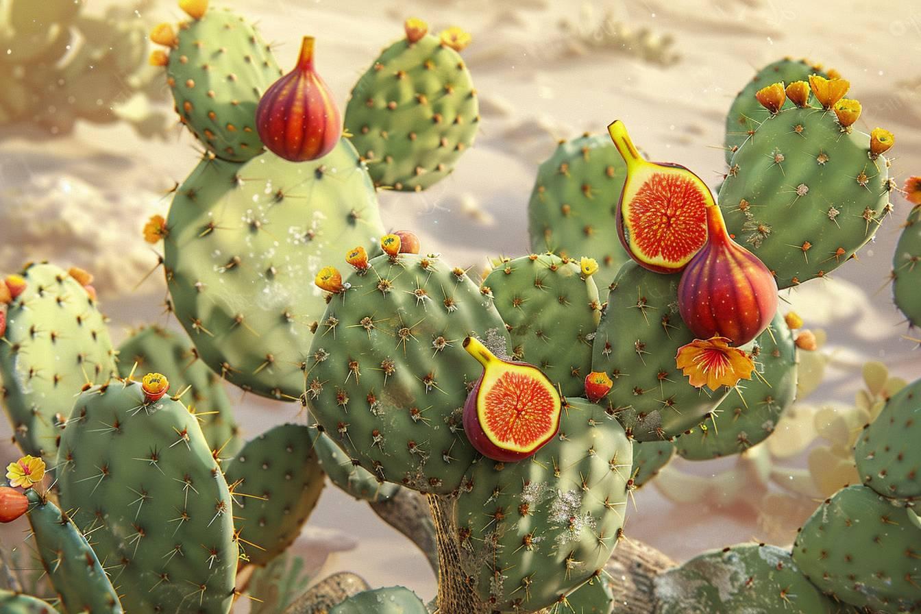 La figue de barbarie : bienfaits, culture et utilisations de ce fruit exotique du cactus Opuntia