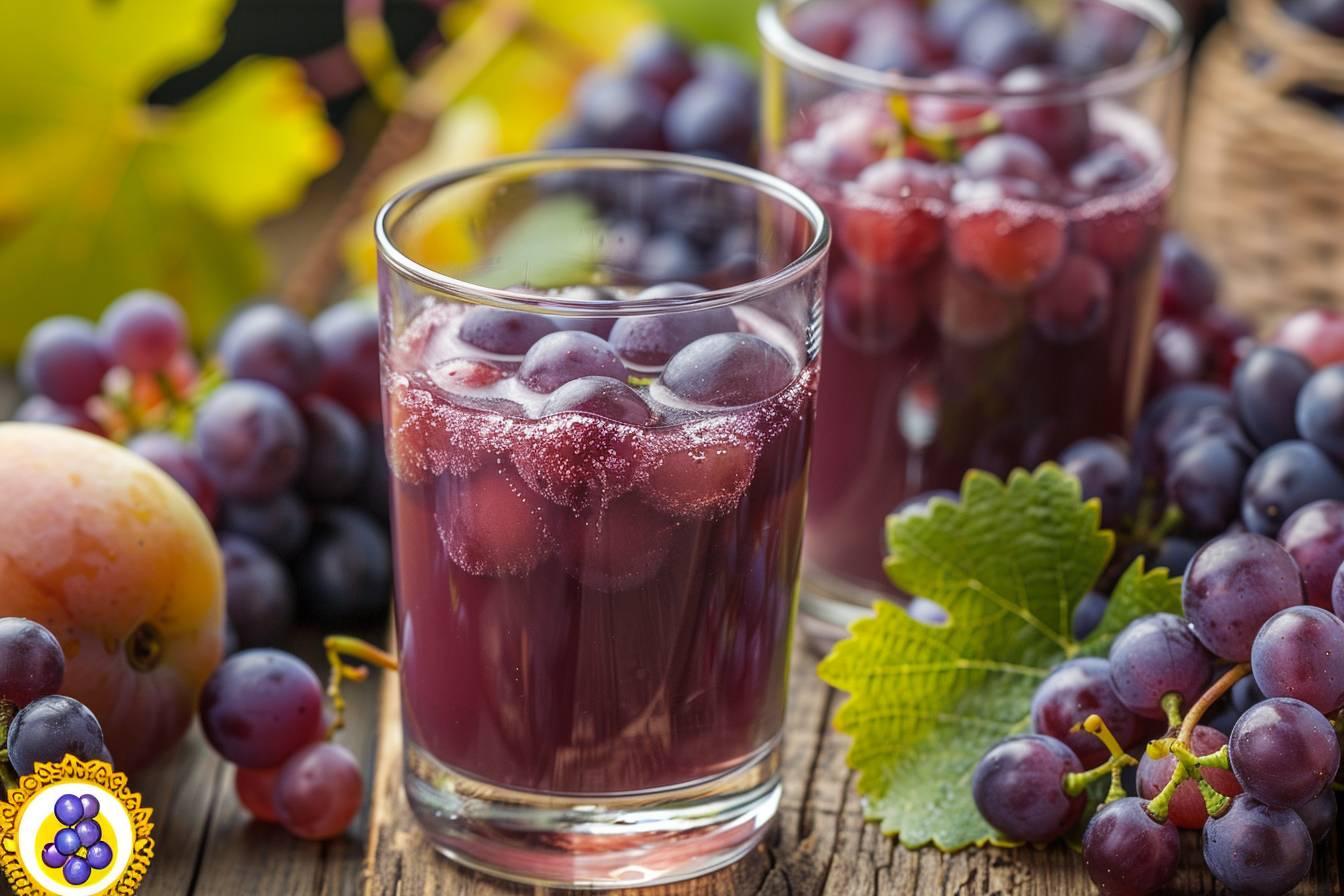 Les bienfaits du jus de raisin : une boisson santé pour votre bien-être quotidien