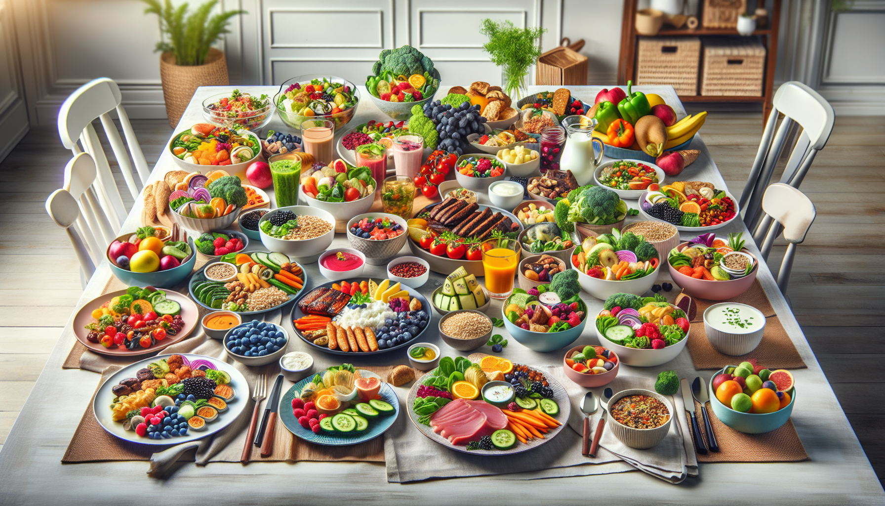Plan parfait : menus types d'une semaine équilibrée facile !
