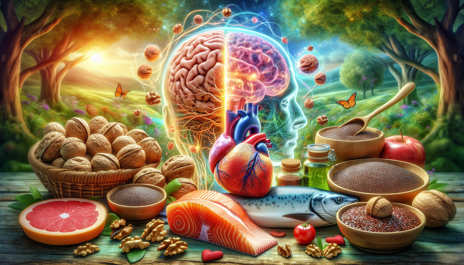 Les bienfaits : oméga-3 pour cerveau et cœur en pleine forme